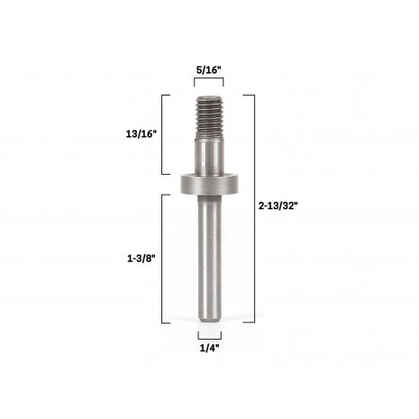 Replacement 1/4" Shank with 5/16" Arbor - Yonico 05121q